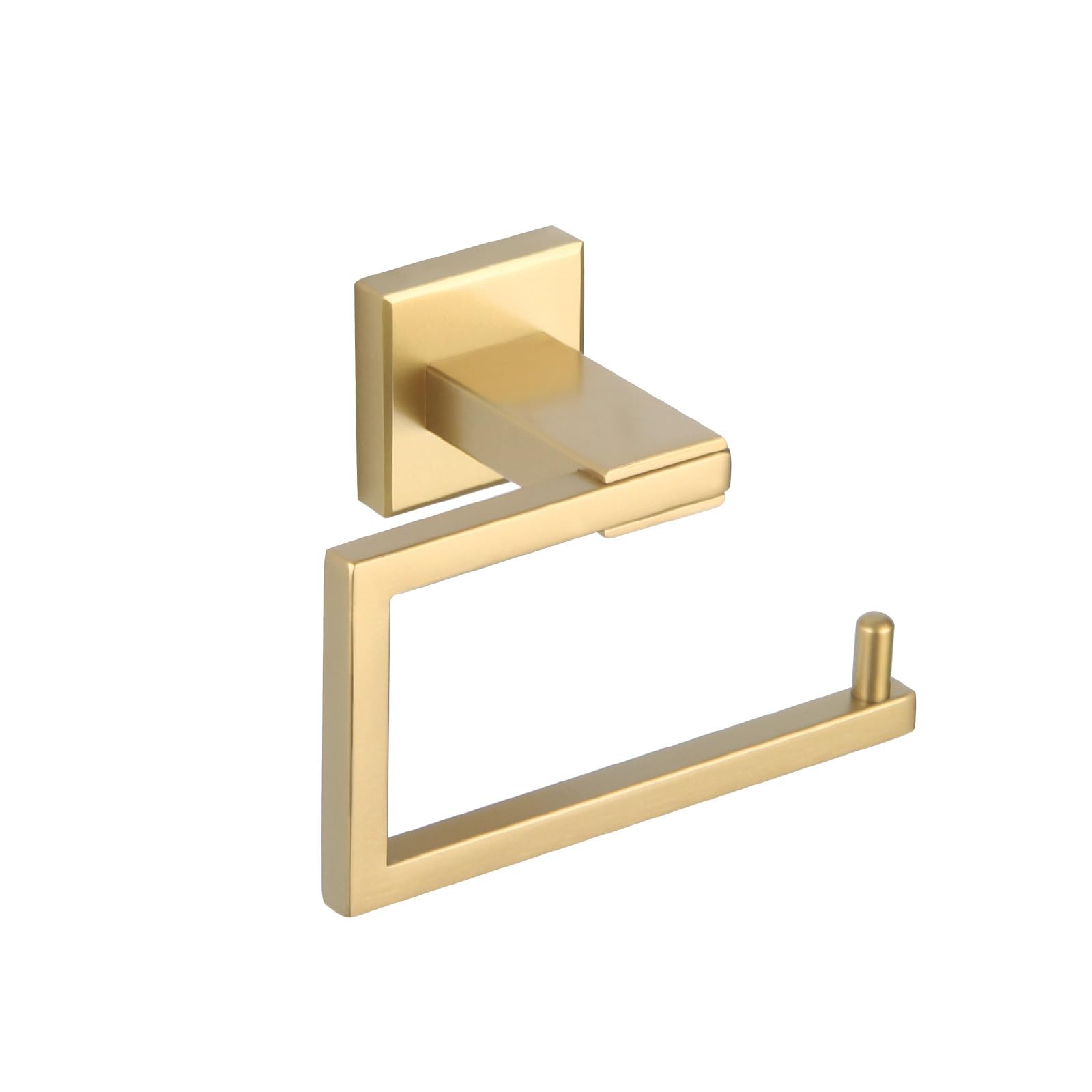 GERZWY Gold Stainless Steel Toilet Paper Holder Paper Towel Dispenser Tissue Roll Hanger Wall Mounted JG1905-BE