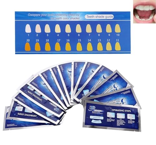 Teeth Whitener,Tooth Whitening Kits,Tooth Whitening Pack,Teeth Whitening,Treatments for Tooth whitening,Efficiently Removes Tough Stains, Teeth Whitener for Home Use (28 Pcs)
