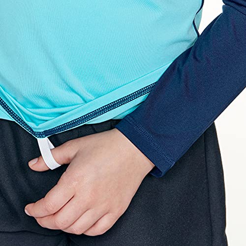Image of TSLA Girls Long Sleeve Rash Guard Shirt, UV /SPF Water Beach Surf Swim Top, UPF 50+ Sunscreen Swimwear Shirts