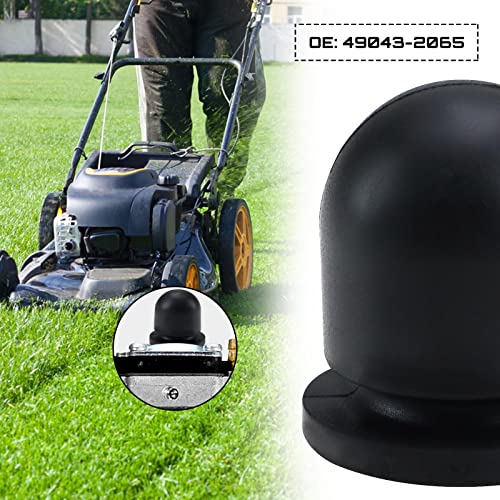 OTOTEC 5 Stück Vergaser Ersatzlampen 49043-2065 Kompatibel mit Kawasaki TD18 TD24 TG33 Rasenmäher Ersatz für Benzin Kraftstoffpumpe Schwarz