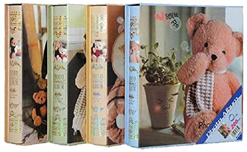 Śródmiąższowy album fotograficzny 200 arkuszy, 15 cm, 50 arkuszy / 100 stron, książka z dokumentami rozwoju dziecka, pary podróżne, w pudełku, 25,5 x 22,5 x 5,5 cm (kolor: #1)