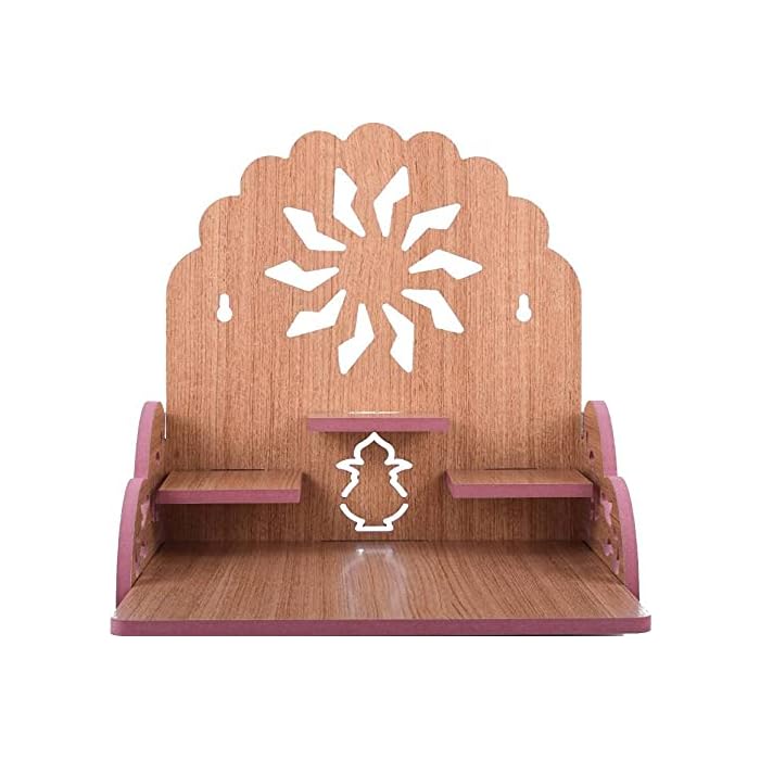 Buy Wall Hanging Wood Home Temple For Home Office Shop/Laddu Gopal