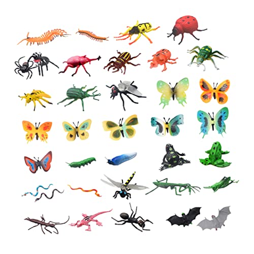 Alasum 43個種類のリアルな昆虫模型玩具 教育用フィギュア 子供たちの友
