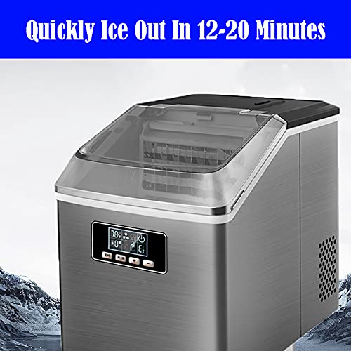 MHGD Eismaschine für die Selbstreinigung der Arbeitsplatte, Eiswürfelbereiter, tragbare selbstreinigende, geräuscharme… – Bild 6