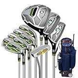 household products EIN Komplettes Set Von 12-teiligen Golfschlägern, Edelstahl-Golfschlägern, Golfschlägern, Übungsschlägern, Mit Tasche, Geeignet für Golf, Outdoor, Herren Und Ballspiele
