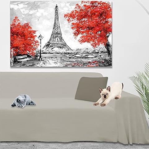 Byour3 - Funda de Sofá Algodón Mixto Grueso Universal Protector Sofás Cover