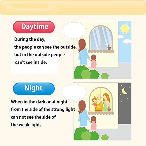 Hohofilm 17.7 Inchx78.7 Inch One Way Mirror Window Films Daytime Privacy Silver Reflective Window Tint Self-Adhesive Sun Blocking Heat Control Anti Uv For Home,Buildings thumb #4