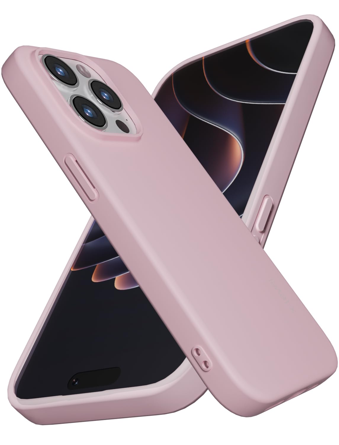 X-level for iPhone 14 Pro Max Case, Ultra Thin Soft TPU Bumper Matte Lightweight Anti-Scratch Flexible Gel Protective Case Cover Compatible with iPhone 14 Pro Max, Pink