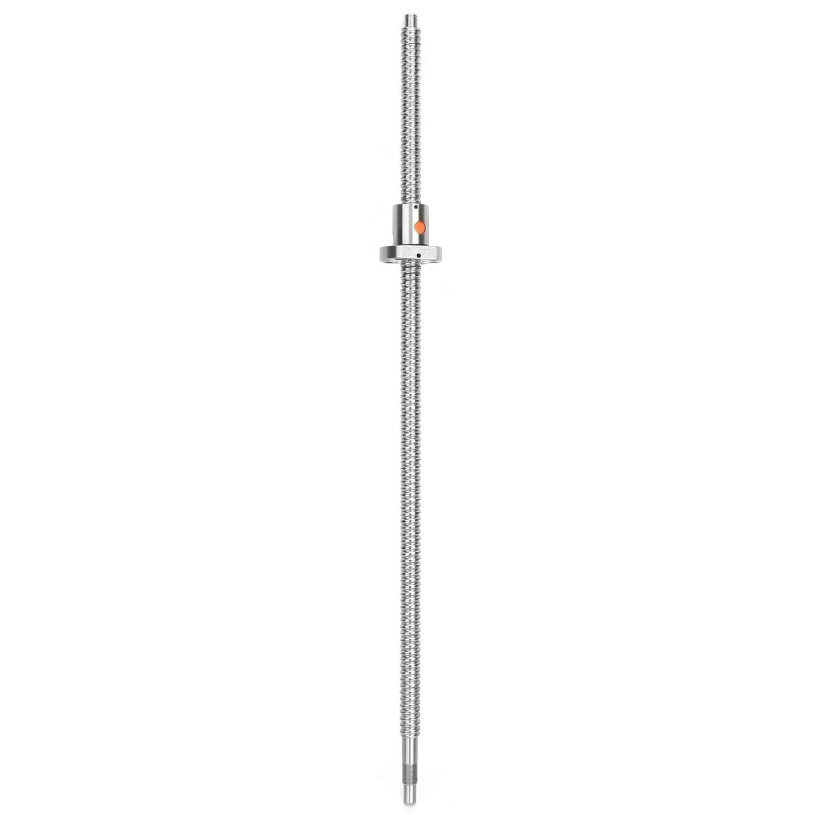 SFU1605 Kugelumlaufspindel, SFU1605 600mm Kugelumlaufspindel mit BK12 BF12 Endstützen und 6,35x10mm Kupplung