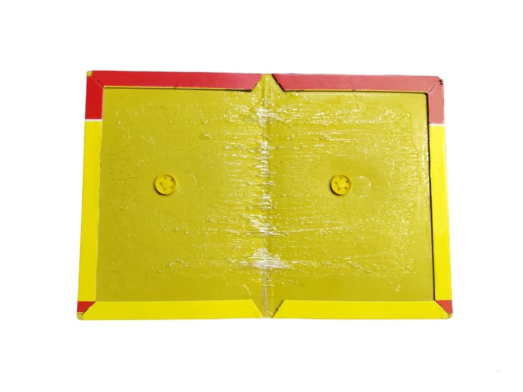 Flere Sticky Insect Trap (Yellow, 6.5 x 8 Inch, Large Size) - Pack of 1 Design May Different 3