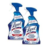 Lysol Power Bathroom Foamer Spray, 22 Fl Oz (Pack of 2)