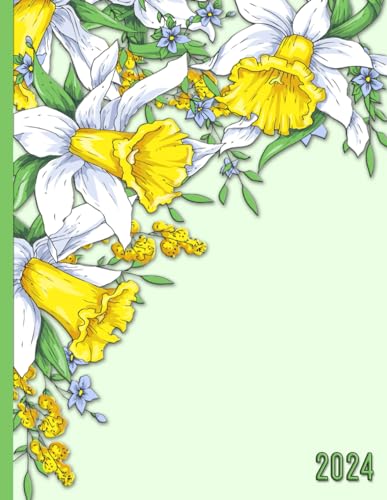 A Bouquet of Daffodil Flowers: 2024 Weekly Planner