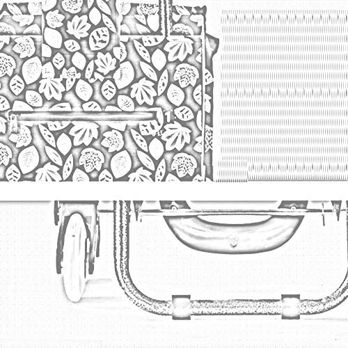 LDBDASA Shopping Trolley Leichter Treppenklettern-Klappwagen Mit Großer Kapazität Wasserdichte Tasche – Bild 7
