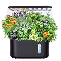 Sonicgrace Indoor Hydroponic Growing System with LED Grow Light, Quiet Smart Water Pump, 5 Pods, Automatic Timer, Perfect for Herbs, Vegetables and Fruits, Ideal Home Office Gardening Gift