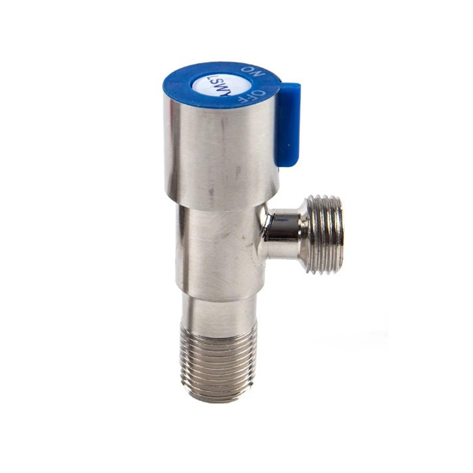 ZYCHSJXA Angle Stop Valves Off ON Switch G1/2 Water Valve for Bathroom Toilet Sink Durable Basin Faucet(Blue)