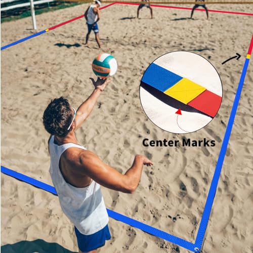 YNSZAS Professional Beach Volleyball Court Lines Set - Image 5