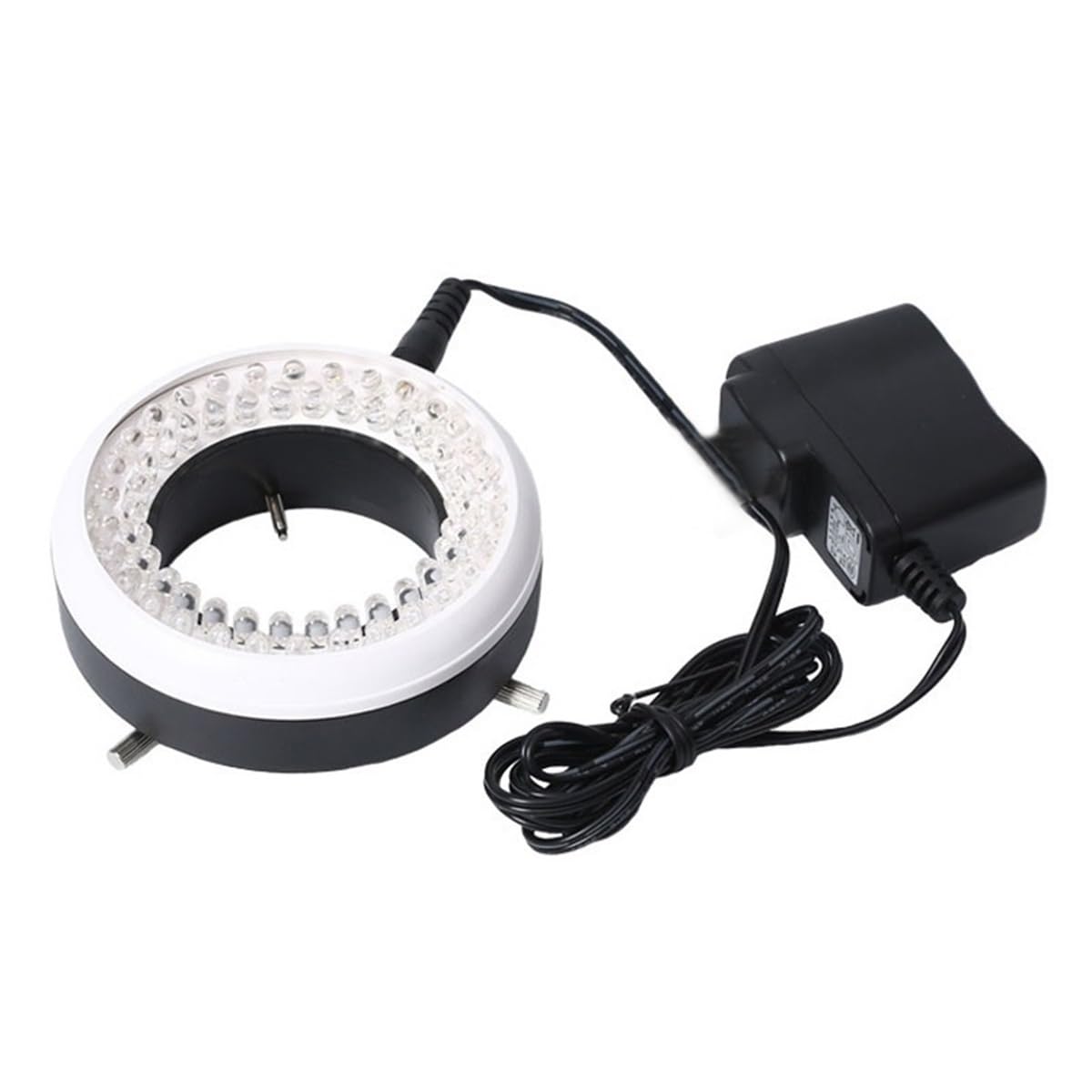 Microscope LED Ring Light for Stereo Microscope CCD Camera Ring Illuminator 60 Pieces LED Inner Diameter 55 mm