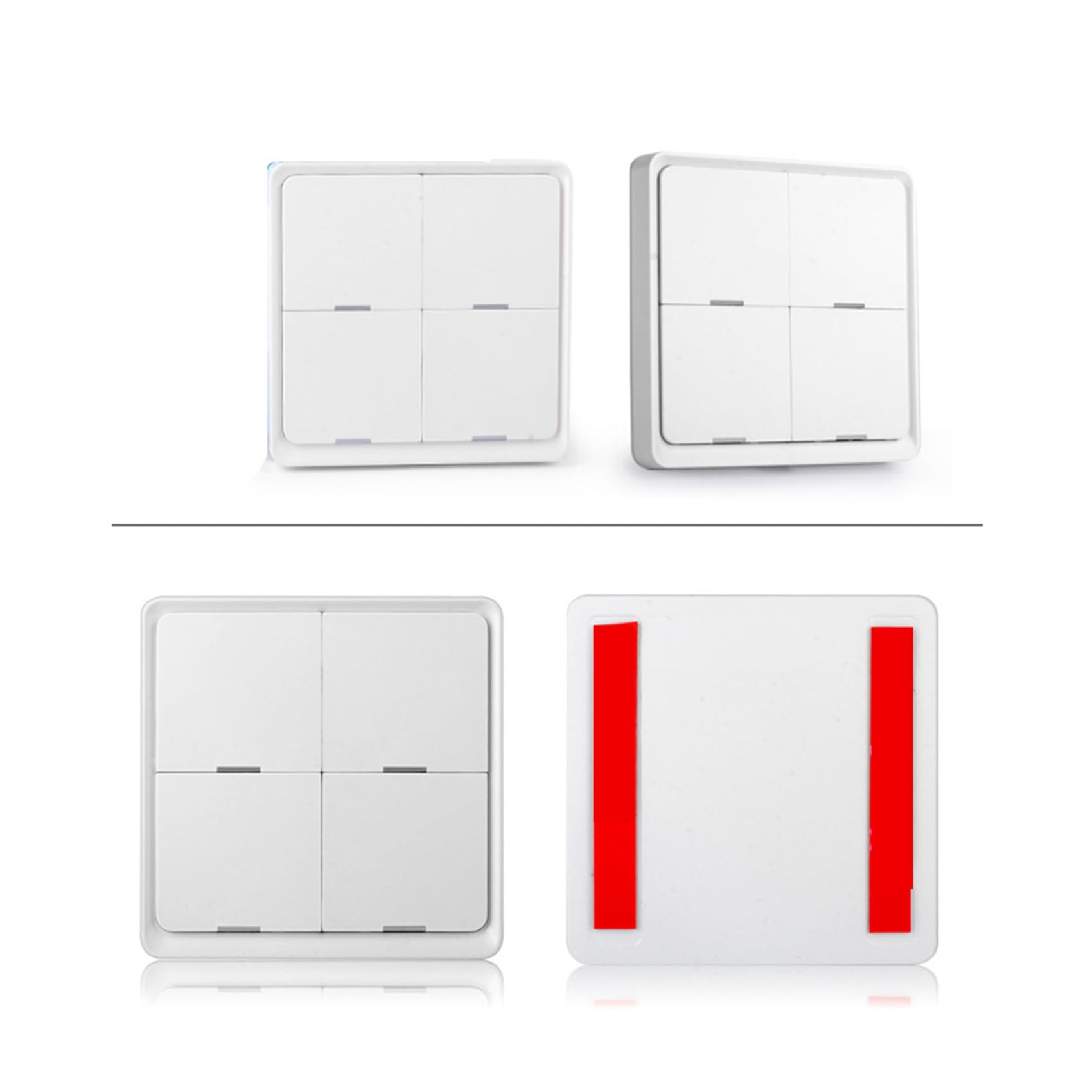 Tuya ZigBee Wireless 12 scene Switch Push Button Controller zasilany bateriami scenariusz automatyzacji urządzeń Tuya