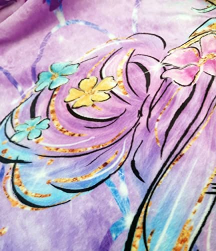Mermaid Blanket For Girls 60X50 Inches,Fleece Mermaid Throw Blankets For Couch Sofa Bed,Soft Plush Cozy Blankets And Throws For Kids,Cute Mermaid Gift For Girls Women Adults #TOP28