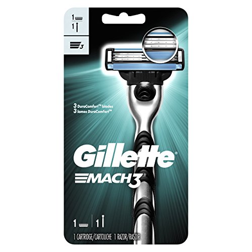 Gillette Mach3 Men's Razor, Handle & 1 Blade Refill