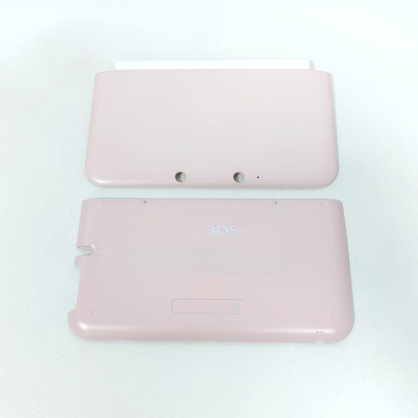 Coque Avant et Arrière Boîtier de Remplacement pour Nintendo 3DS XL Console, Couvercle de Plaque Supérieure/Inférieure Faceplate DIY A/E Accessoires pour 3DSXL (Rose)