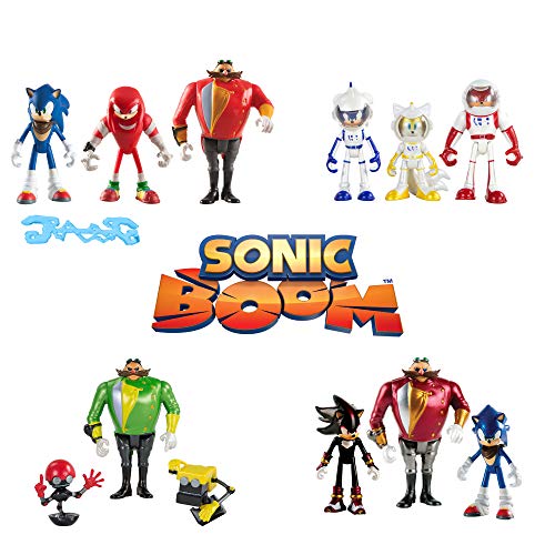 Sonic Boom 3 Figure Diorama, Knuckles, and Metal