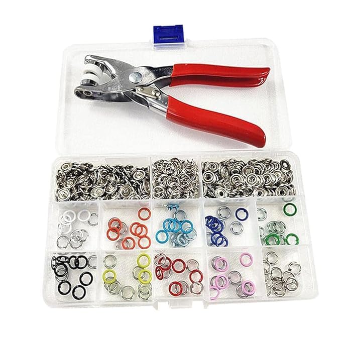 Zorvo Grommet Rivets Setting Pliers Eyelet Setting Pliers Tool Rivet Snap Fastener Hand Press Tool for attaching Eyelets on Tarps, Tents, Canvas, Bags Shoes, Leather Belt (B0DFHK76ZM) Amazon Price History, Amazon Price Tracker