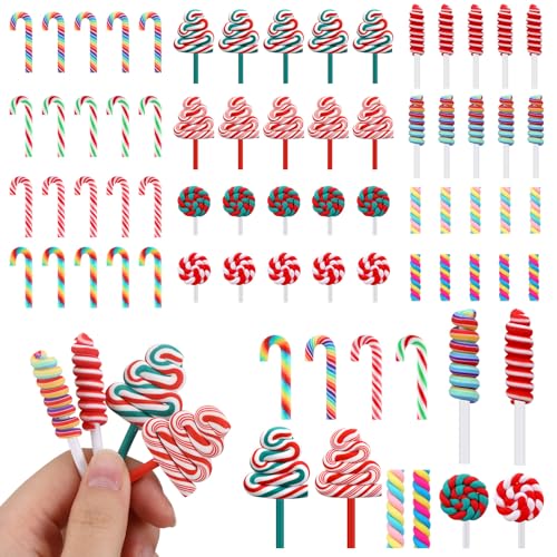 Caramelos falsos navideños Giegxin para manualidades duraderas sin hormigas ni derretirse