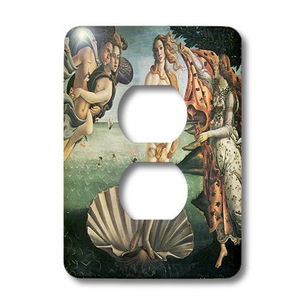Naissance de Vénus Botticelli plaque de prise double pour décoration murale - 4