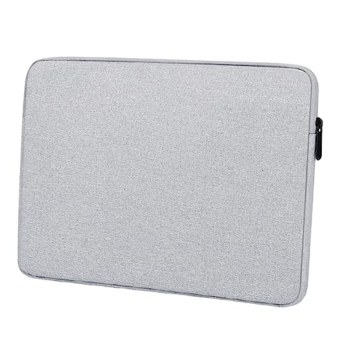 UKCOCO 13 Bolsa De Ordenador Portátil Bolso Del Ordenador Portátil Bolso De La Computadora Maleta Para Computador Portátil Cartera Para Portátil Bolsas De Almacenamiento Light Grey