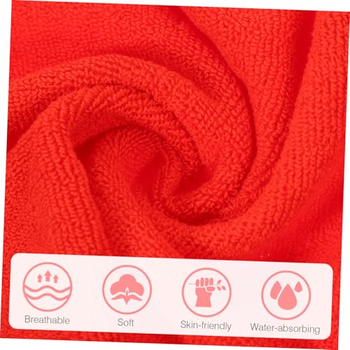 Serviette de Noël brodée en coton doux de qualité supérieure