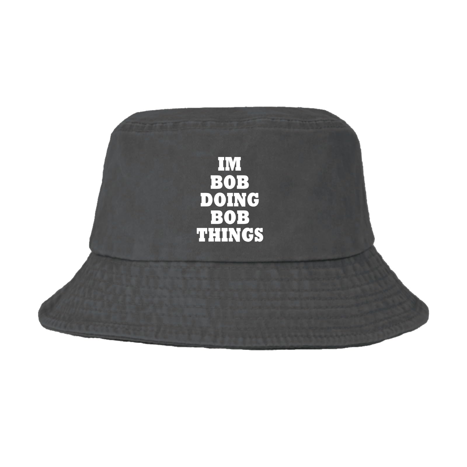 BOB Bucket Hat - Denim Bob Doing Things Trendy Hat for Men