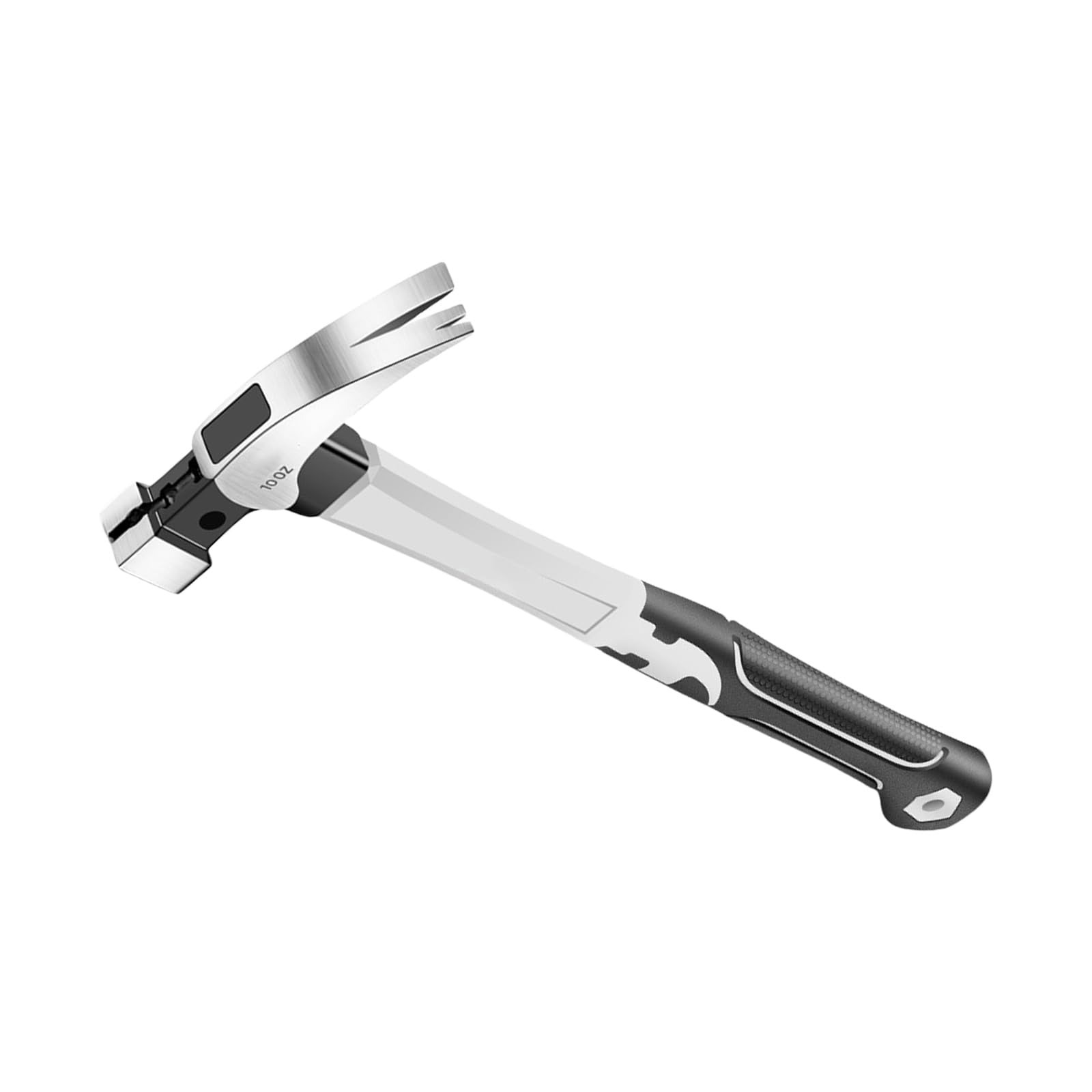 Zwwaazhf 10Oz Square Head Fib Professional Hammer Steel Antislip Grip And Nails Holding Design For Carpentry Woodworking Projects Ergonomic Antifatigue Hammer