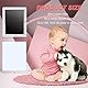 PChero 2St Handberührung Baby Handabdruck Fußabdruck Stempelkissen Set Perfekt für Familien Andenken Babygeschenk [Extra Groß]