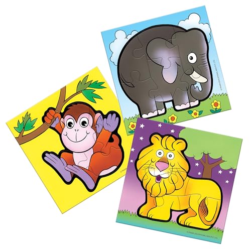 Frank The Jungle Jigsaw Puzzle for Kids 3 Years & Above – Fun & Challenging Brain Booster Game – Educational Puzzle Promoting Enhanced Focus and Memory Skills – 10202