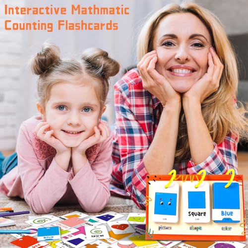 Image of PATPAT Flash Cards for Preschool English Phonics CVC Numbers Double Sided