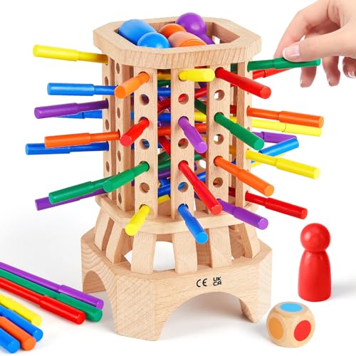 Montessori Wooden Board Game, juego de mesa educativo para niños miniatura 1