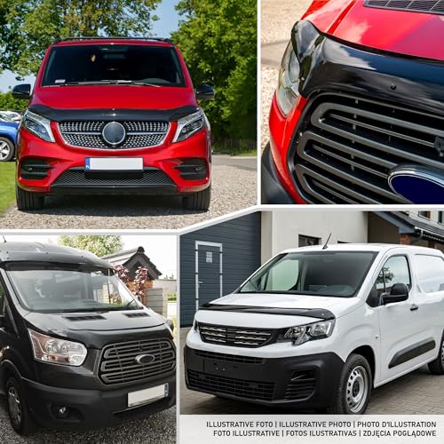 Déflecteur de capot VW Amarok 2023+ évite les impacts de gravillons sur l'ABS