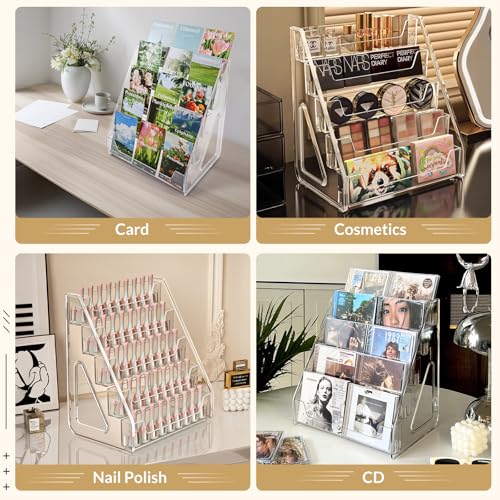 image for TrendTrust Trading Card Display Stand, Vertical Holder for Baseball Ba