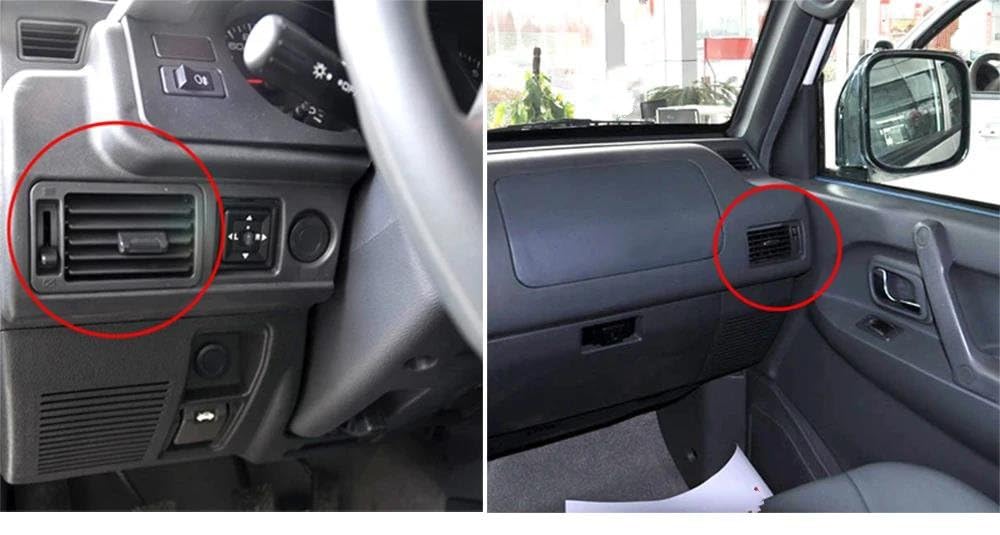 per Mitsubishi per Pajero per Montero per Shogun V34 V44 V46 MR308038 MR308076 MR308078 Pannello Griglia Presa Aria Condizionata Cruscotto(Lato Destro)