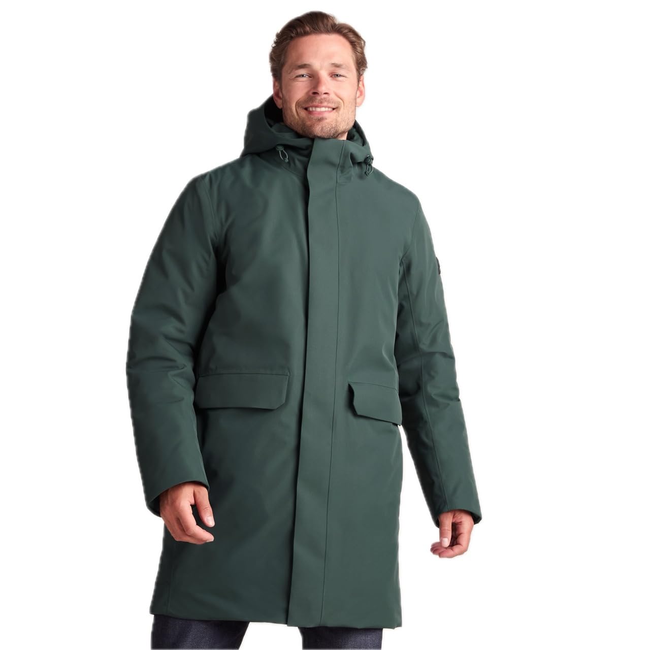 TOG24 Aksel Men's 5K Waterproof Jacket, RDS Down Insulated Winter Coat for Men, Windproof Hooded Mens' Jacket with Taped Seams & Hem Vents