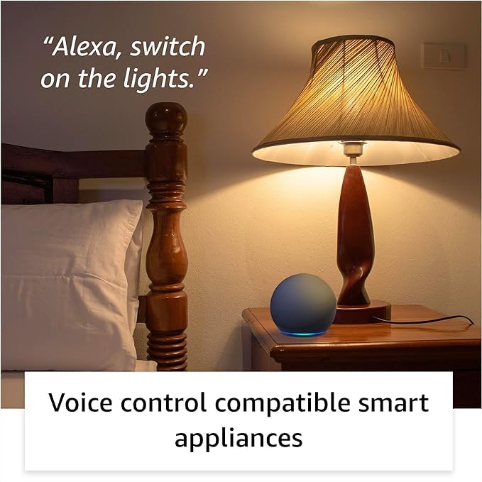 Image of Amazon Echo Dot (5th Gen, White) Combo with HomeMate Wi-Fi Smart 4 Gang Touch Switch (White)