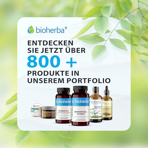 Johanniskraut Kapseln – 200 Stück mit 260 mg pflanzlicher Komplex mit Vitamin B6 von BIOHERBA PZN 17191352