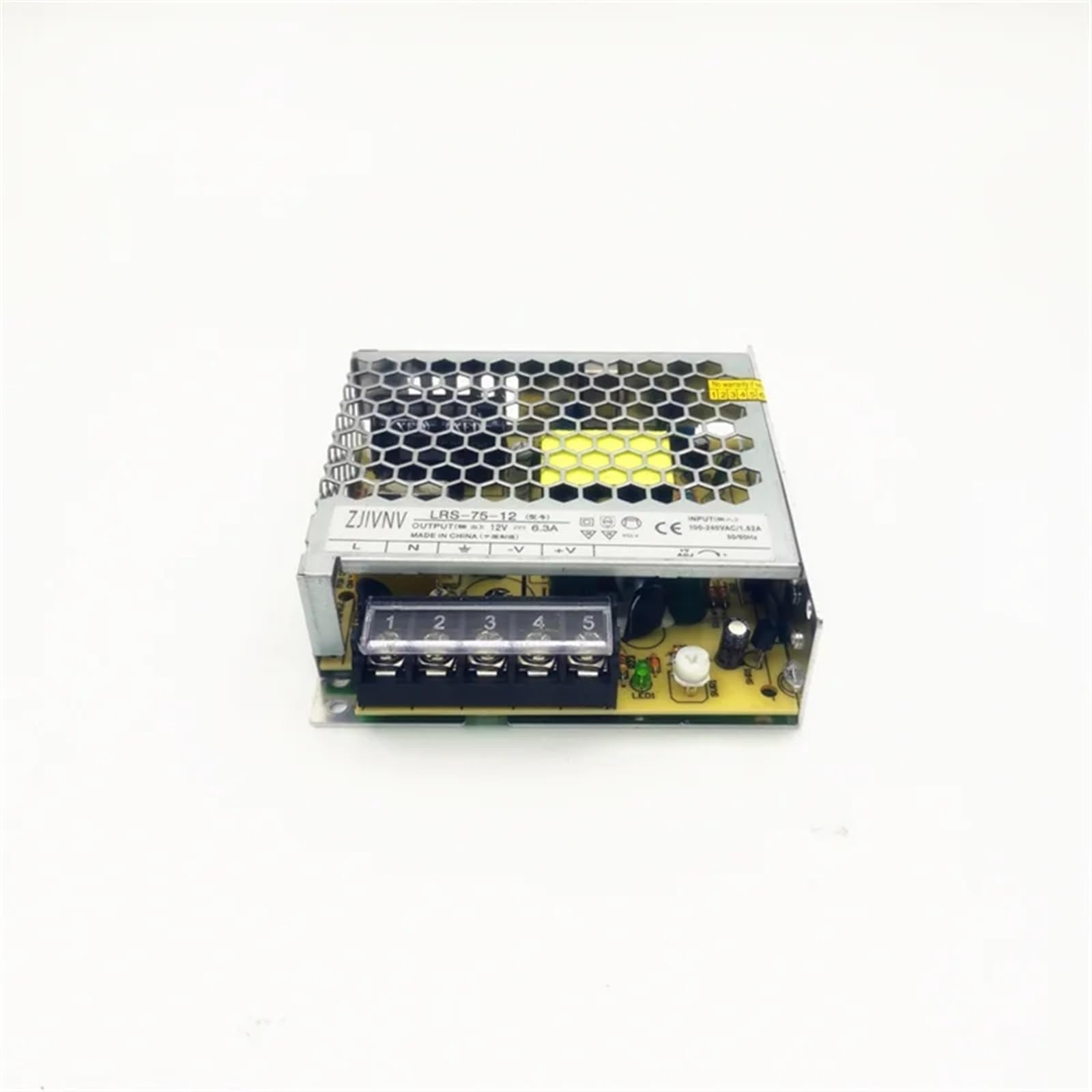 LRS-75-5v/12v/15v/24v/36v Alimentatore Switching a Uscita Singola con 14A/6A/5A/3,2A/2,1A(24V)