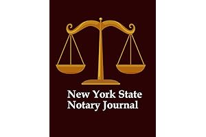 New York Notary Journal 2023 | Notary Public Record Log Book