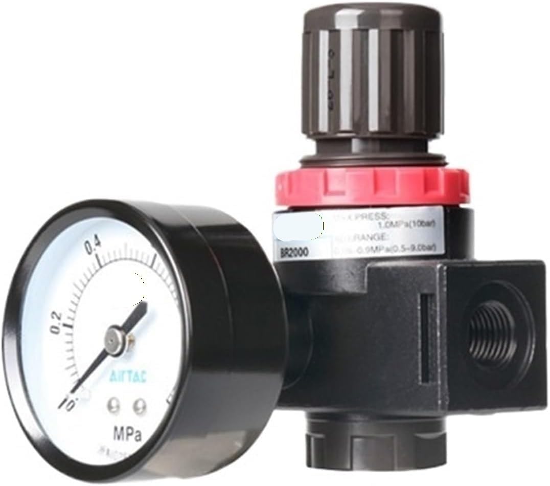 BR2000/BR3000/BR4000 Pressure Regulating Valve - Pressure Reducing Valve for Cylinders, 1PCS(BR3000)