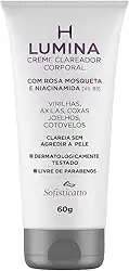Creme Clareador Lumina 60g – Uniformiza Axilas e Virilhas | Hidratação Profunda, Pele Macia e Tom Mais Claro Naturalmente | Dermatologicamente Testado – Uso Cosmético Anvisa