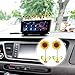 Jeffdad 10pcs Car Accessories Dashboard Decorations, Cute Shaking Head Sunflower Flower car Center Console Ornament, for Women Girl Car Interior Desk Ornaments Birthday Valentines Gifts