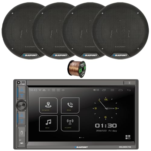 Blaupunkt Orlando 750 6.9" pantalla táctil doble DIN Bluetooth miniatura 1