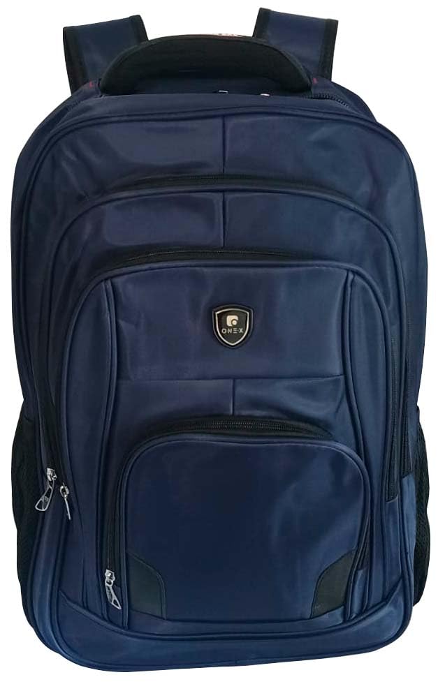 Mochila De Viagem Unissex Feminino e Masculino Grande 60l, Mala de mão, Bolsa Para Trilha Sport Reforçada Impermeavel, Para Notebook Faculdade Trabalho e Negocios Nylon - Azul